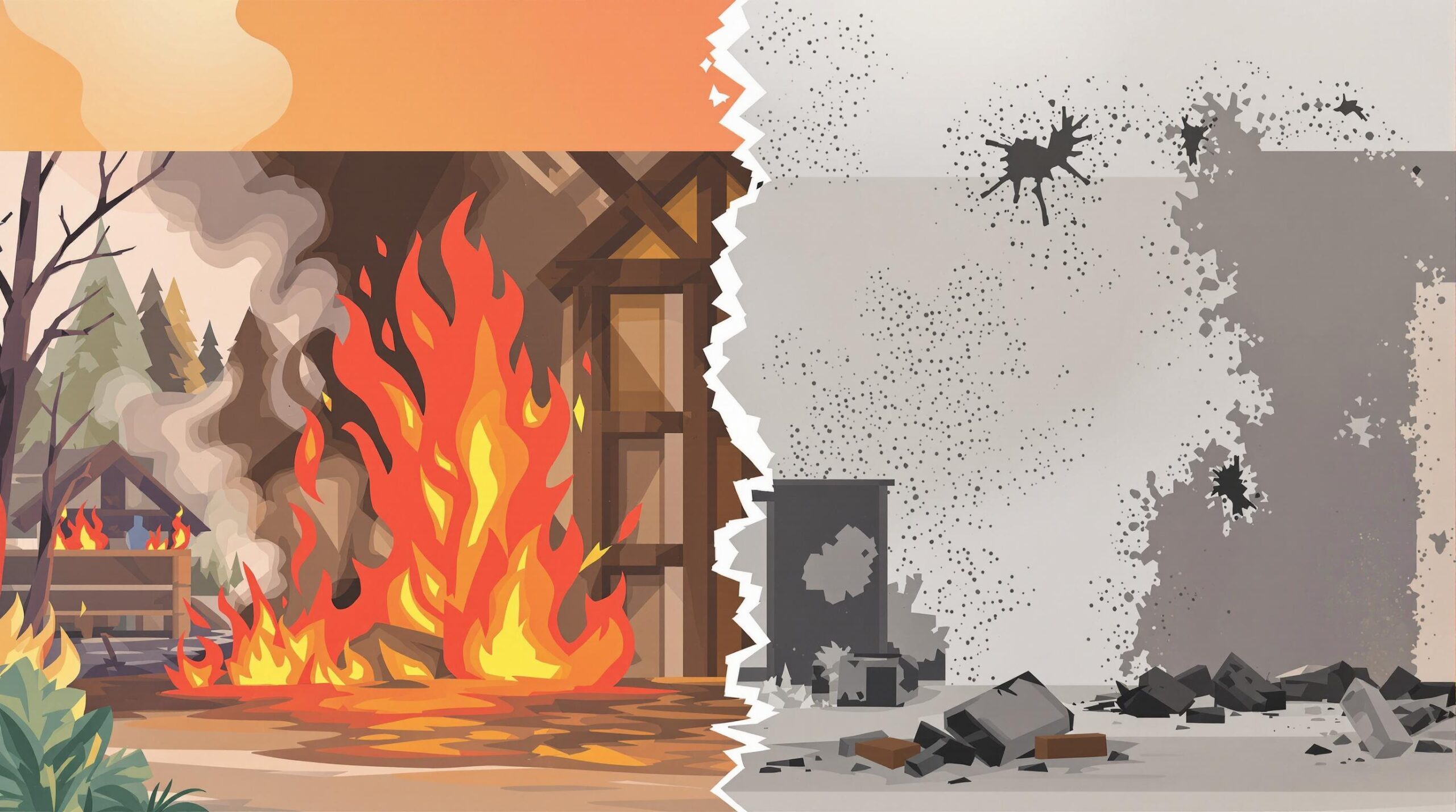 Fire vs. Smoke Damage: Key Differences